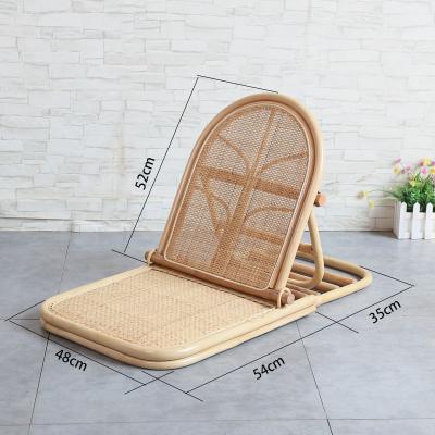 China Modern Color Customizable Size Outdoor Portable Rattan Pool Sun Bed Beach Sofa Folding Chairs for sale