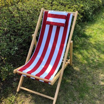 China Simple Folding Chair Hawaii Beach Vacation Solid Wood Platform Chairs Easy Carry Chairs for sale