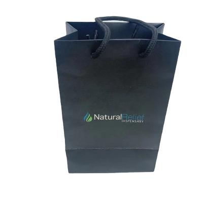 China Recyclable Luxury Custom Logo Paper Bags Packaging Sticker Paper Shopping Bag for sale