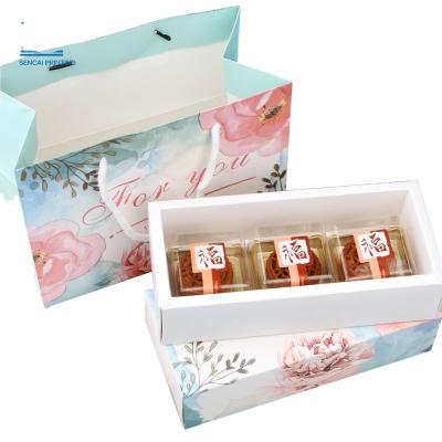 China Art Paper Macaroon Bakery Dessert Packaging Box Handmade Professional High End Custom Food Caterer for sale