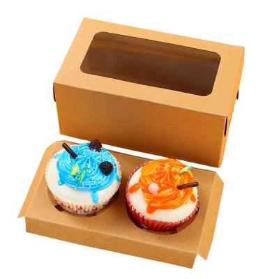 China Food grade handmade professional design custom cupcake packaging paper box for cake gift for sale