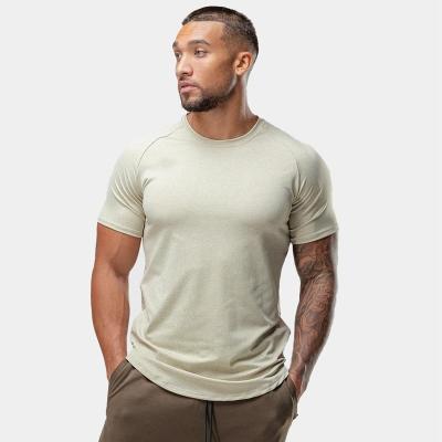 China QUICK DRY Outdoor Fitness Use O-neck Plain Color Men's Quick Dry 2022 T-Shirt For Gym Training Clothing Tops for sale