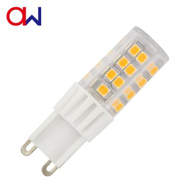 China Hotel LED Ceramic 3000K AC230V Lamp 5W 400LM LED G9 Indoor Lighting Light Lamp with ETL RoHS for sale