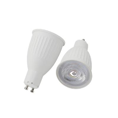 China GU10 plastic dimmable AC 110V + aluminum small hotel wholesale or 230V Mr16 LED energy saving spotlight for sale