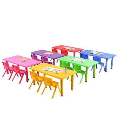 China Cheap Plastic Factory Price USA Best Selling Metal Adjustable Plastic Rectangle Ergonomic Legs Kids Desk for sale