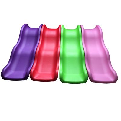 China Hot Selling PE HDPE Plastic Kids Slides Single Slides Accessories Indoor Wave Playground Parts for sale