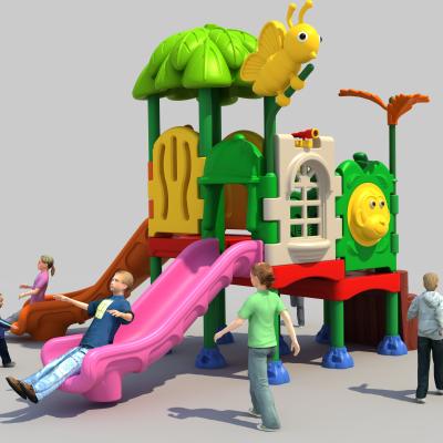 China Kindergarten Factory Direct Selling Toy Grade Lower Price Slide For Small Place Supermarket Garden Plastic Children Playground Equipment for sale