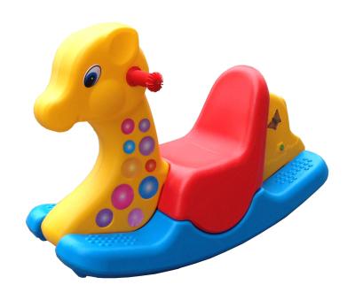 China Ride On Happy Colorful Plastic Kids Toys Cheap Colorful Plastic Rocking Horse Deer Horse Kids Toy 2021 Rocking Horses for sale