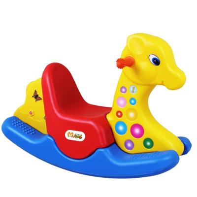 China KRX-1701 Ride On Toy Kids Plastic Ride On Deer Rocking Horse Animal Blow Mold Make Plastic Baby Toy Horse for sale