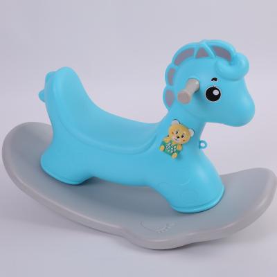 China Wholesale Newest Creative Baby Toy KRXIN Toy For Kids Children's Musical Rocking Horse Ride On Rocking Horse for sale