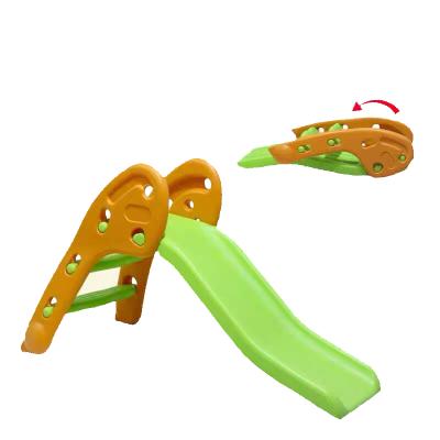 China Small Cartoon Kids Folding Indoor Playground Foldable Slide For Sale for sale