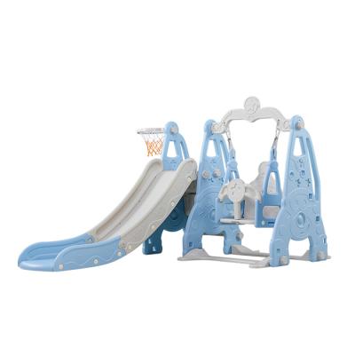 China Cartoon Use Toys Wholesale Price Indoor Kids Toys Plastic Slide Swing for sale