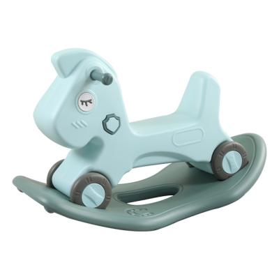 China Ride On Toy Baby Riding Toy Rocking Horse For Kids Animal Design Plastic Horses for sale