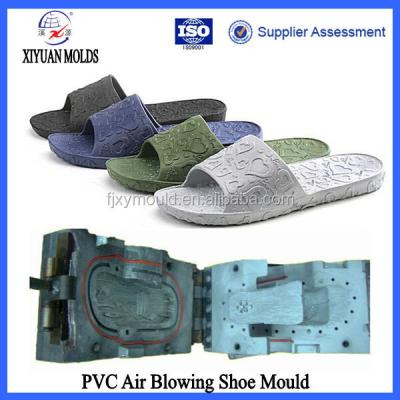 China Depend On Condition Men Lastest Style PVC Air Blowing Slipper Shoes Mold For Sale for sale