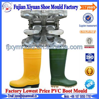 China Depend On Condition Double Color PVC Rain Boot Mold Factory For Men for sale