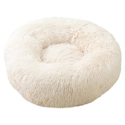 China Breathable Dogs Cats Bed Soft Cushion Cozy Comfortable Calming Bed For Dogs Donut Cushion For Dog for sale