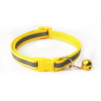 China Reflective Nylon Dog Collar for Small Dogs Cat Puppy Necklace with Bell for Chihuahua Animals Pet Products for sale