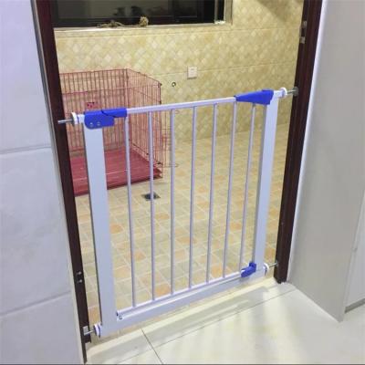 China Safety Stored Extra Wide Walk Through Pet Gate Dog Gate With Gate 170132 for sale