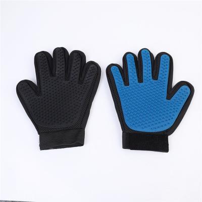 China 333 Thorns Viable Double Sided Pet Grooming Glove Pet Brush Glove 170134005 for sale