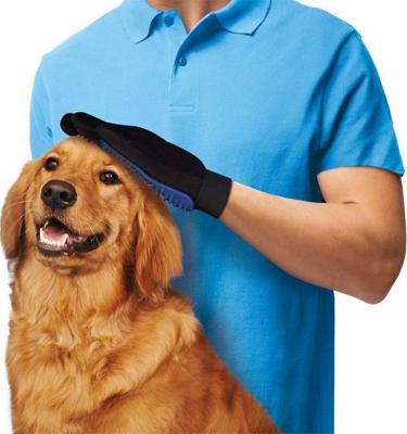 China Sustainable Pet Grooming Mitt Soft Brush , Deshedding Soft Brush Mitt for sale