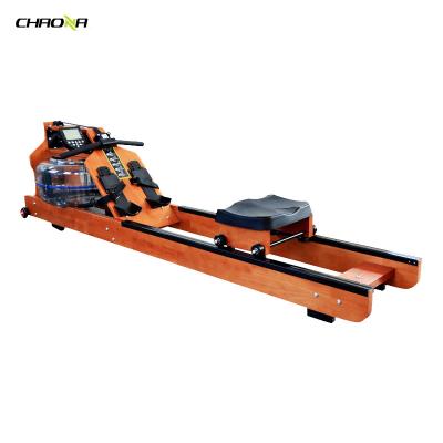 China Direct Sales Universal Silent Track Factory Gym Equipment Foldable Water Rowing Machine for sale