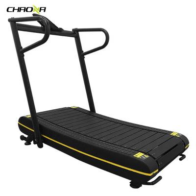 China Hot Selling Home Curved Mechanical Unpowered Manual Treadmill Fitness Home Commercial Treadmill for sale