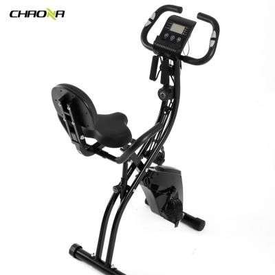 China Cheap Home Indoor Gym X Fitness Use Lightweight Magnetic Steel Foldable Exercise Bikes for sale