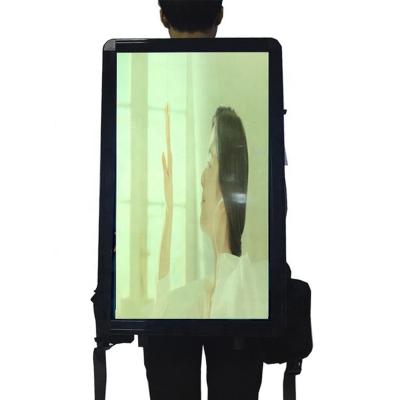 China China Hot Selling LCD Backpack Tivison Billboard Advertising Video Display Walking Billboard for sale