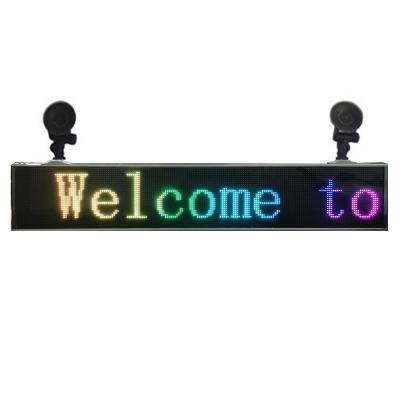 China Scrolling Car Window Led Taxi Sign Wifi Led Display Scrolling Car Window Led Taxi Sign Digital RGB Signs for sale