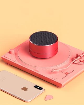 China 2019 new products mini outdoor phone function portable metal wireless speaker a10 bass speaker for sale