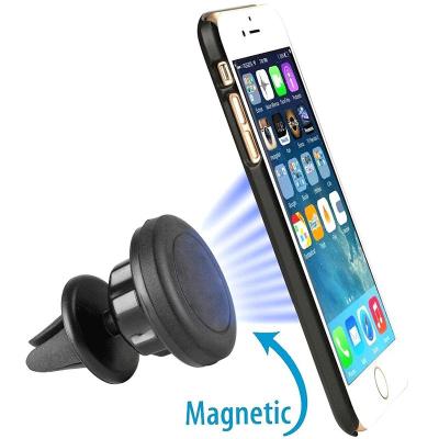 China Universal Car Phone Magnetic Holder Manufacturer Shenzhen Rotating Car 360 Air Vent Mount Stand 360 Degree Rotation Mobile Phone Car Holder for sale