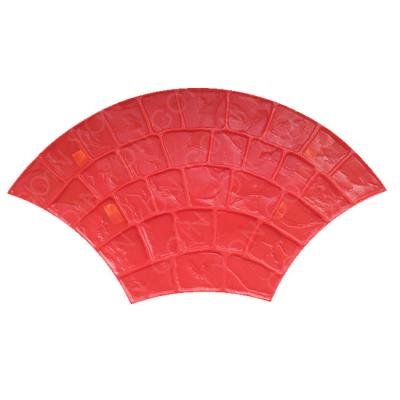 China Floor And Wall Stamping Model G009 Flexible Durable Rubber Concrete Stamp Mats Mold For Pavement for sale