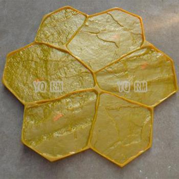 China Decorative Mold Concrete Texture Stamped Rubber Molds Making Clear And Beautiful Decoration Project for sale