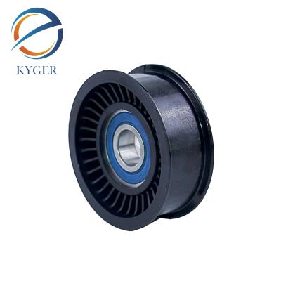 China LR039516 Drive Belt Idler Pulley Belt Tensioner Pulley LR010725 For Land Rover 3.0L V6 5.0L V8 Discovery 4 Range Rover Sport for sale