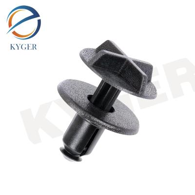 Cina LR024316 Fasciatore per auto Clips di plastica per auto Clip del pannello di copertura della batteria Clip di fasciatore di nylon nero per Range Rover EVOQUE 2012 - 2018 L538 in vendita