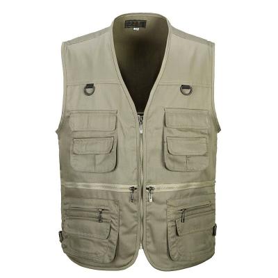 China OEM Accepted Men's Vests for Outdoors Travel Sports Work Fishing Photographer Slim Fit for sale