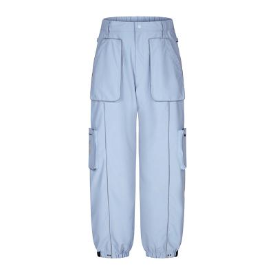 China Windproof and Rainproof Winter Season OEM Solid Color Ski Pants with Reflective Lines for sale