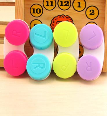 China For Contact Lenses Cheap Simple Small Duplex Box Cute Contact Lens Case for sale