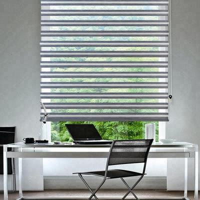 China ROMAN Keewo ROLLER BLIND MOTOR Motorized Zebra Roller Shades Blinds Window Curtain For Draping Sheer Double Layer Or Privacy for sale