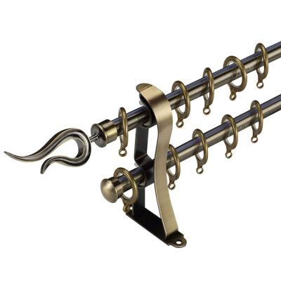 China Not Rust Curtain Rod Metal Ball Curtain Holder-Pipe-Price Curtain Pipes For Windows for sale