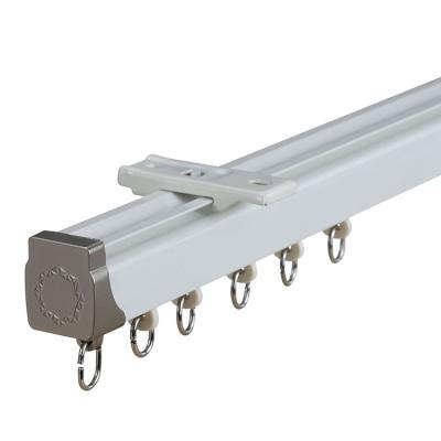 China Simple Cheap Ceiling Accessories Hospital Aluminum Silver Flush Track Rod Runners for sale