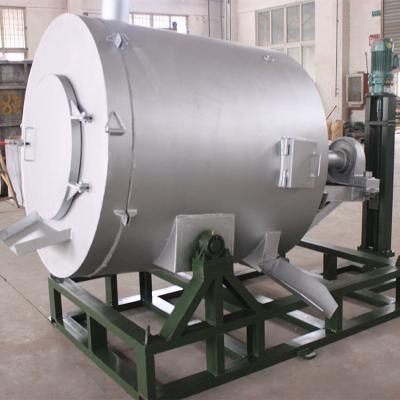 China factory price rotary furnace aluminum melting crucible machine for sale