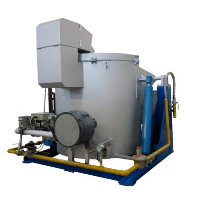 China Tilting type furnace industrial reverberatory metal Melting furnace for sale