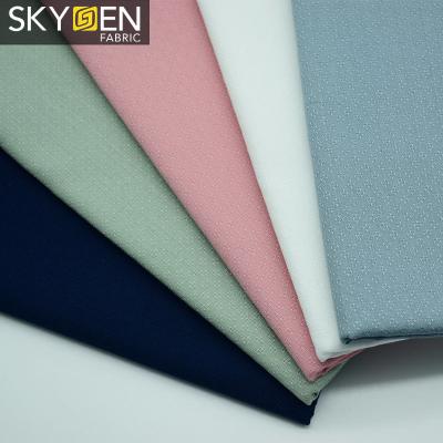 China Textile 100 Cotton Solid Color Antistatic High Quality Woven Dobby Shirt Fabric for sale