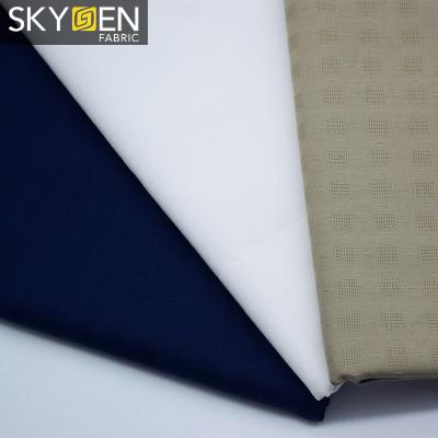 China Wholesale Fashionable New 100% Anti-static Cotton Solid Color Dobby Shirt Fabric for sale