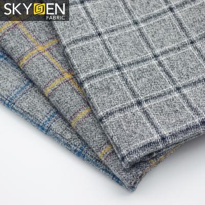 China Anti-static high quality 100% cotton yarn dyed blend flannel plaid fabric for men's shirt for sale