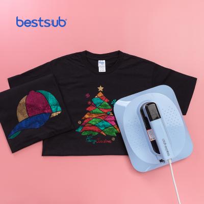 China BestSub Flat Product Printable Face Mask Express Flat Products Small Sublimation Craft T-shirt Transfer Sublimation Craft Portable Heat Press Printing Machine for sale