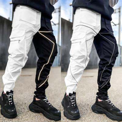 China popular logo Anti-wrinkle autumn border casual pants new more bags cargo pants loose straight tube outdoor working long pants for sale