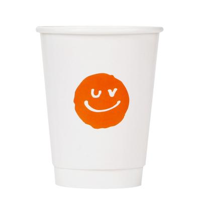 China China Manufacturer Recyclable Disposable To Go Cup Hot Coffee 8 Ounce Paper Cups With Logo Paper Coffee for sale