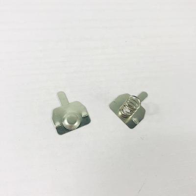 China Wholesale toy industry manufacturer battery copper aa leaf spring contact toy connector can be used for 1 battery for sale